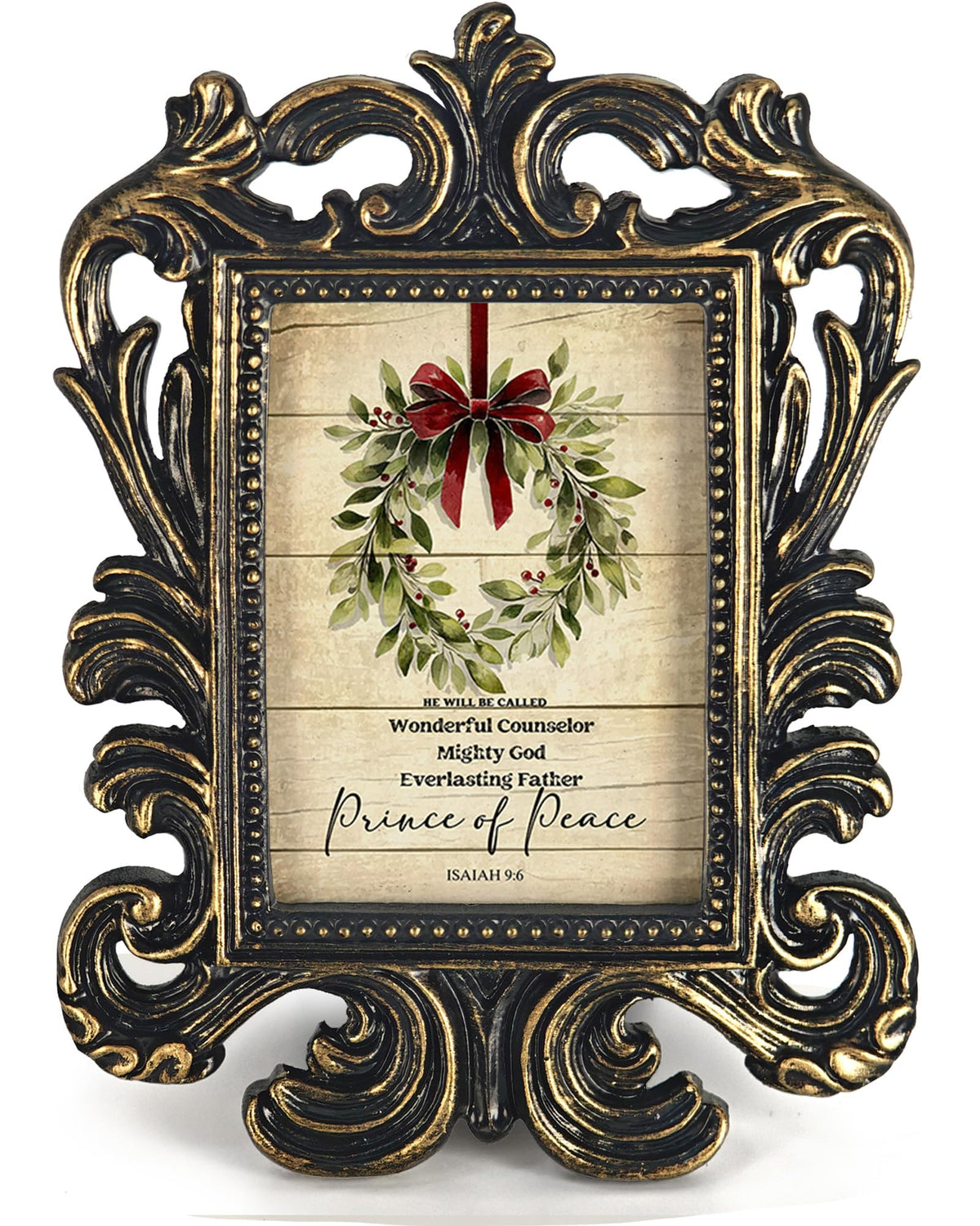 Vintage Santa Picture Frame, 4x5