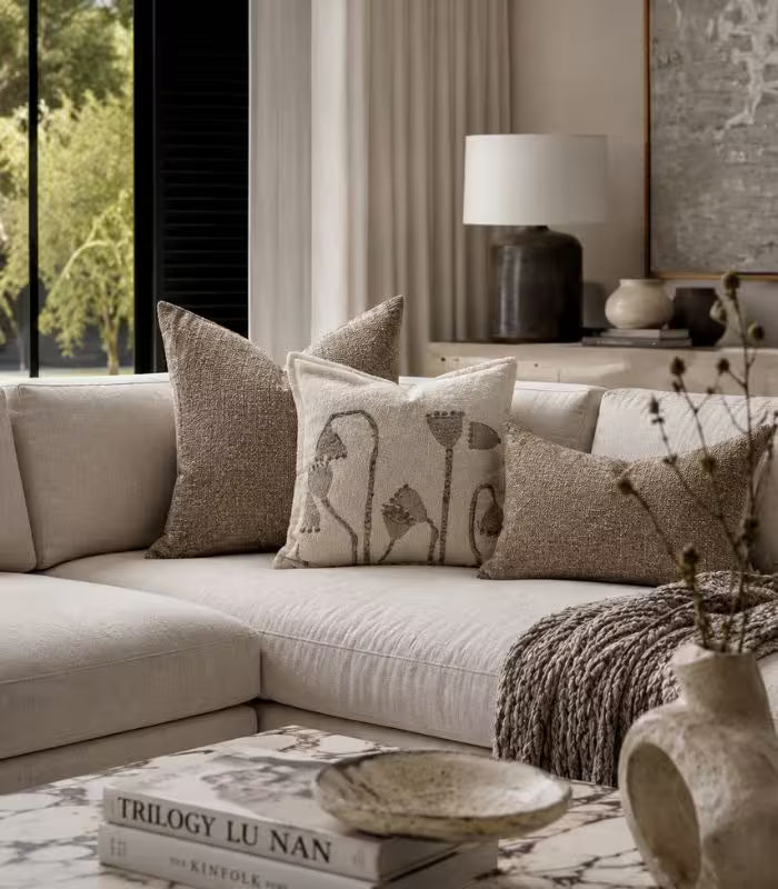 1046 Sorella Embroidered Cushion Cover 45 cm (18 in)