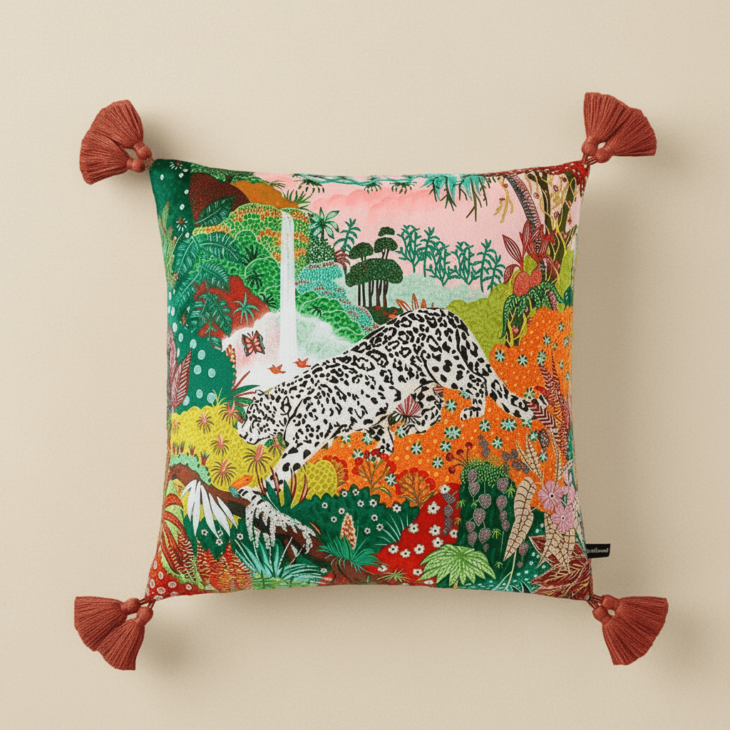 1087 Jungle Daydream Pillow Cover