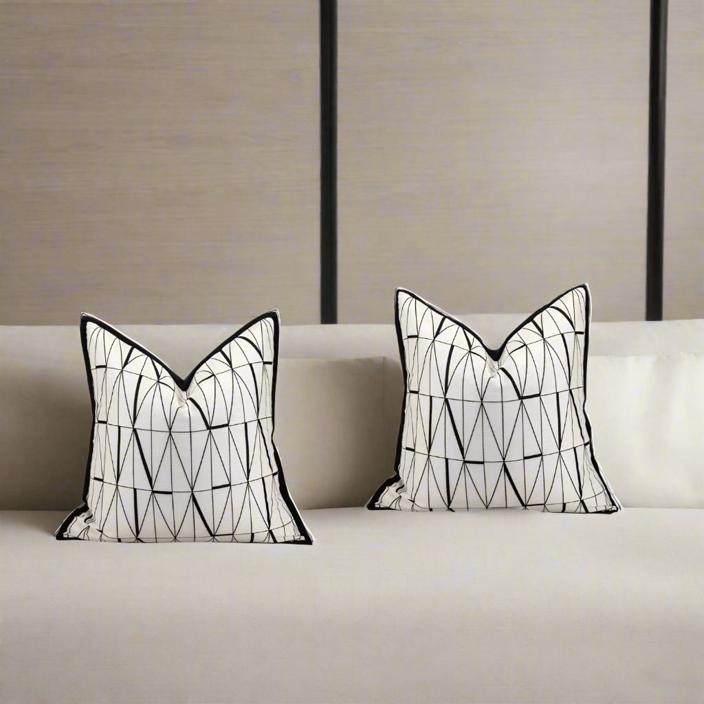1150 Luxe Linear Pillow Cover