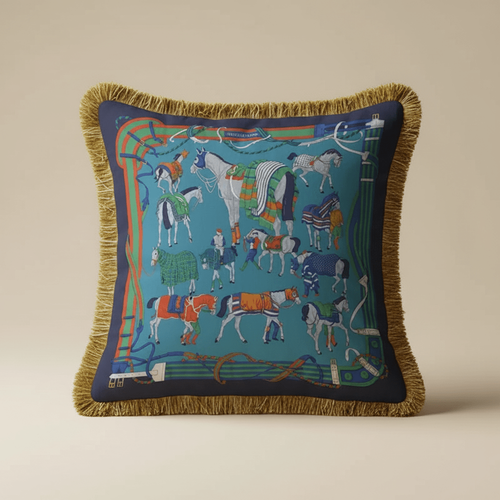 1085 Saddle Society Pillow Cover