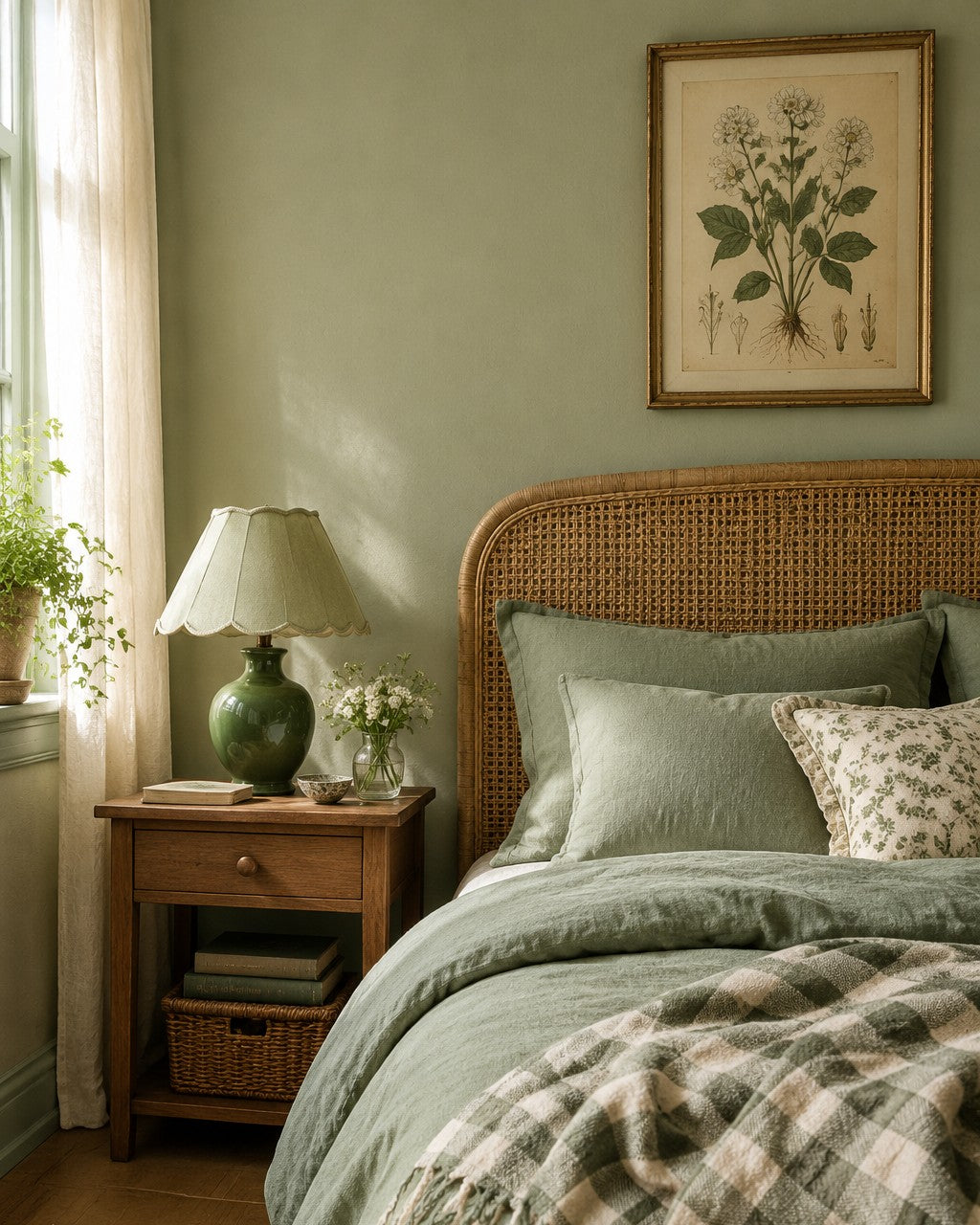 Sage Cottage Bedroom
