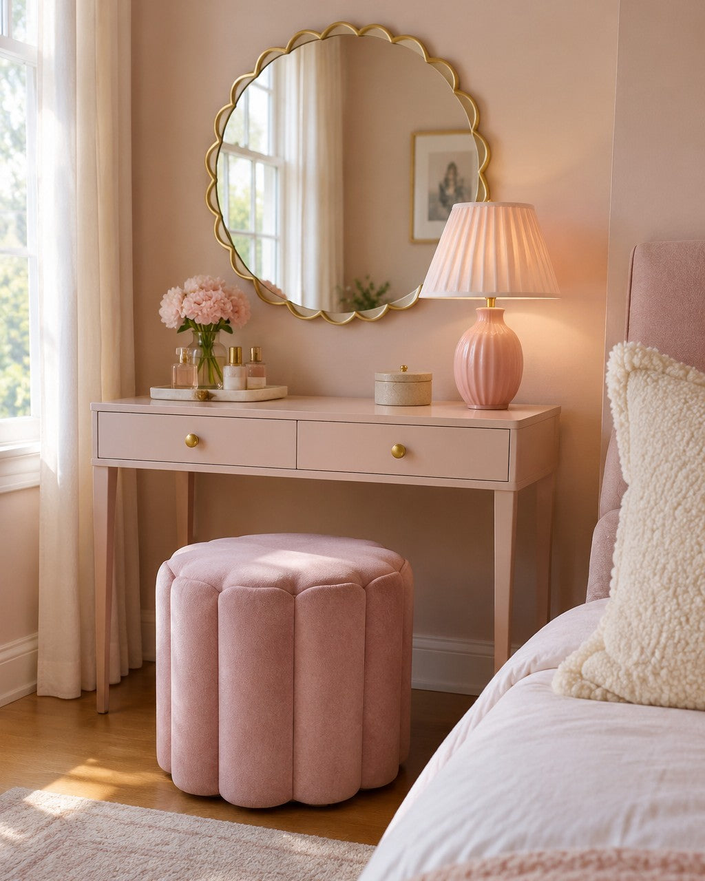 Pink Vanity Corner