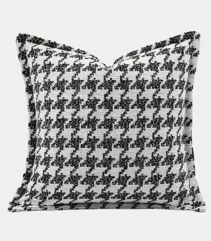 1008 Heritage Houndstooth Cushion Cover – Classic Woven Pattern 45 x 45 cm
