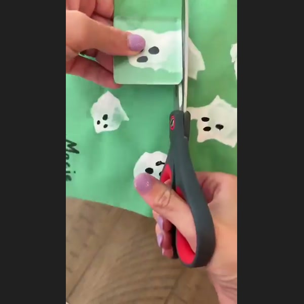 DIY clear acrylic fridge magnets in use