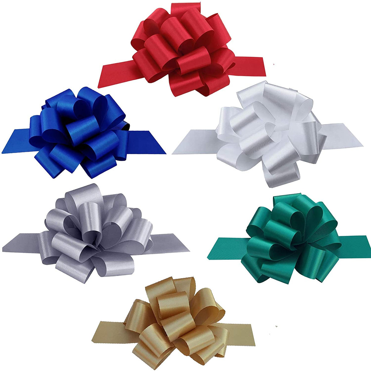 Assorted Pull Bows - 30 Pack (5")
