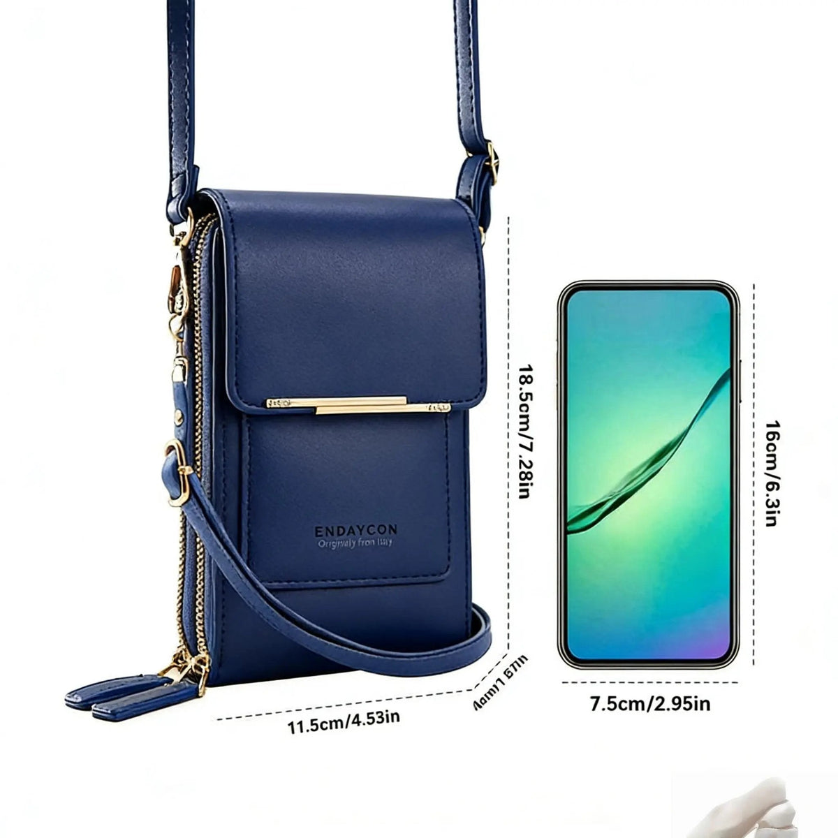 🏆Last Day Promotion：ONLY $14.99!!👜 📱 Simple and elegant women's touchscreen crossbody phone wallet(📦 Buy 2 Free Shipping)