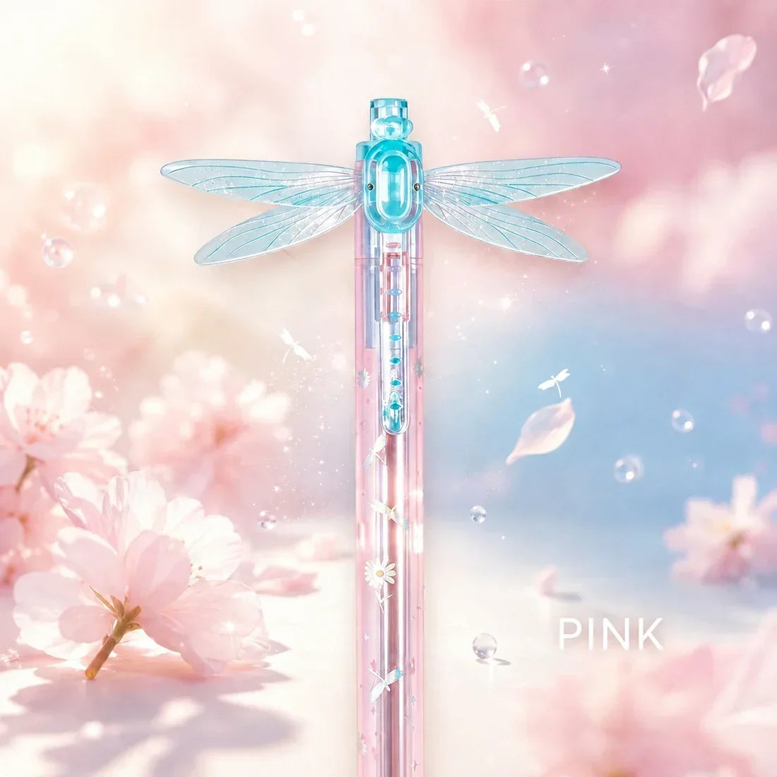 Fluttering Dragonfly Wing Pen – Moving Wing Gradient Writing Pen