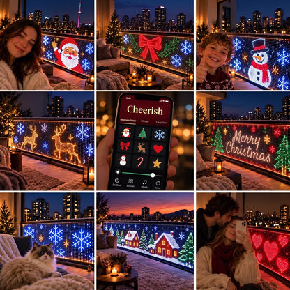 Cheerish App-Controlled LED Curtain Lights