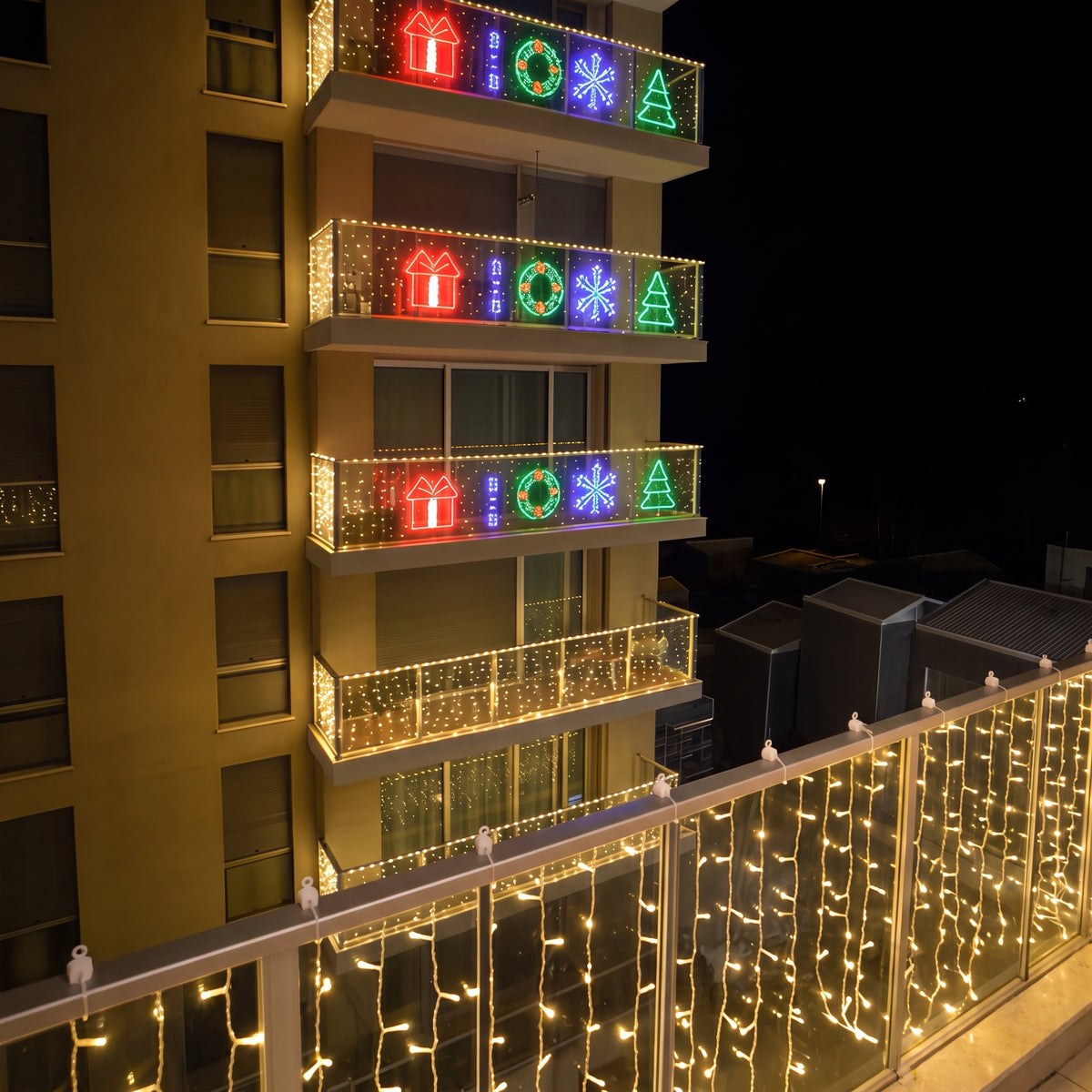 Cheerish App-Controlled LED Curtain Lights