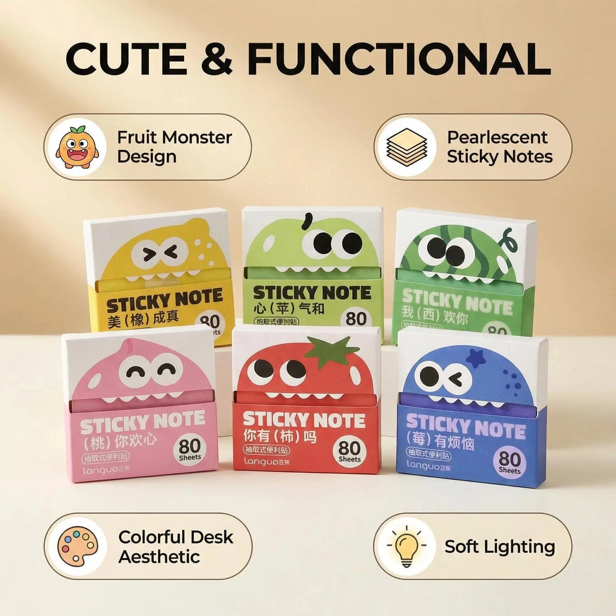 12 Boxes of Glittery Transparent Pull-Out Sticky Notes (960 Sheets Total) – Sparkly Office Stationery with Strong Adhesion, No Residue, Reusable Up to 50 Times per Sheet