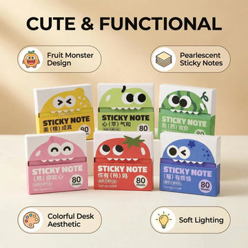 12 Boxes of Glittery Transparent Pull-Out Sticky Notes (960 Sheets Total) – Sparkly Office Stationery with Strong Adhesion, No Residue, Reusable Up to 50 Times per Sheet