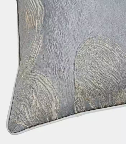 1062 Seraphina Jacquard Cushion Cover – Abstract Brushstroke Design