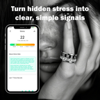 Smart Ring IP68 Waterproof Sleep and Fitness Tracker Rings