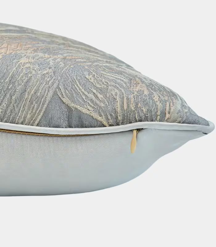 1062 Seraphina Jacquard Cushion Cover – Abstract Brushstroke Design