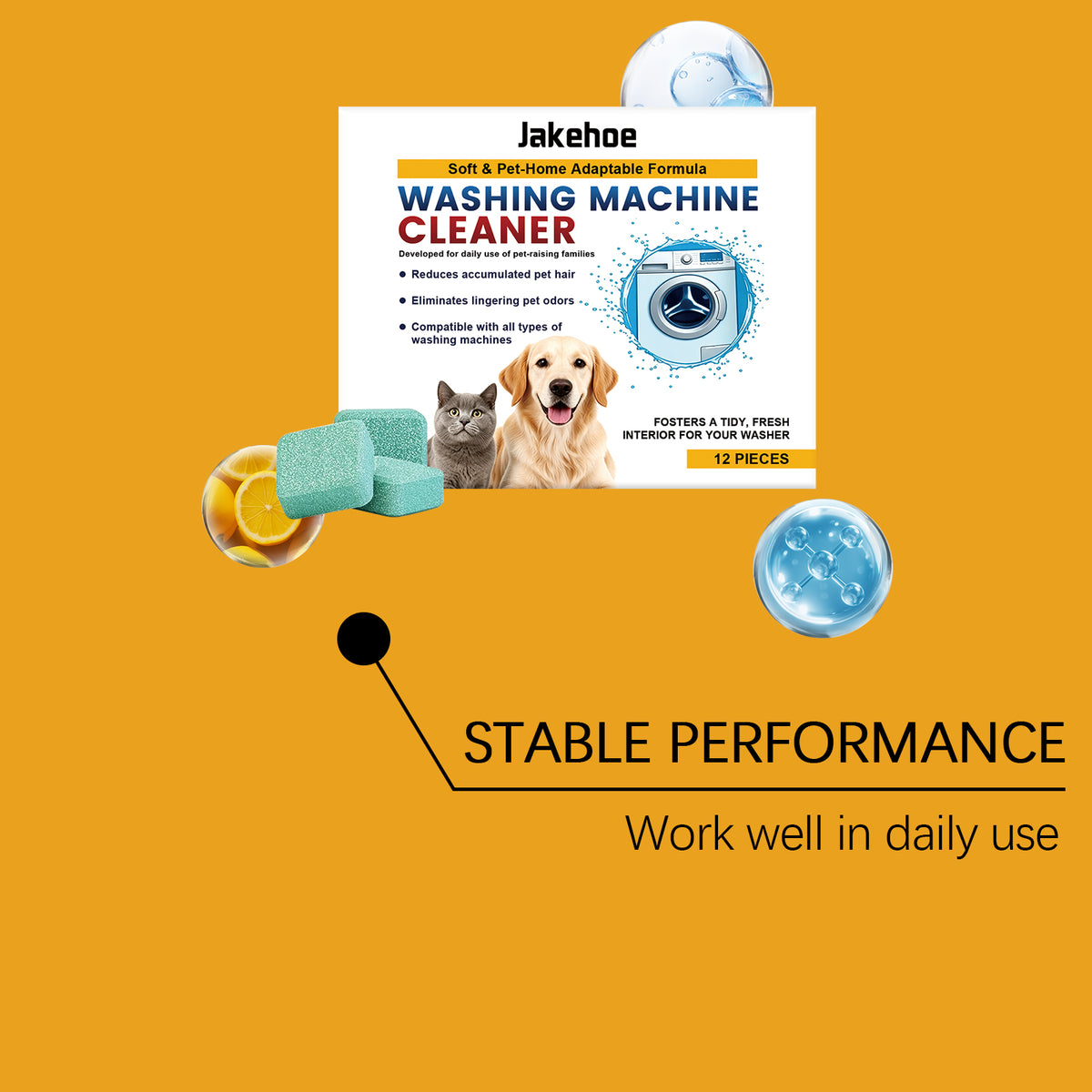 Stable daily cleaning performance