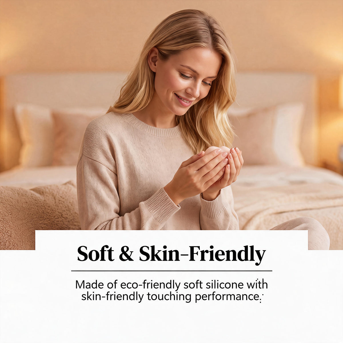 Soft silicone pumpkin light in hand