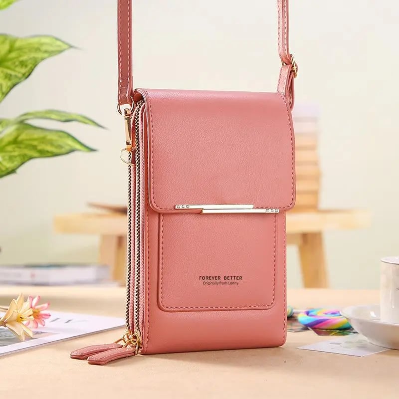 🏆Last Day Promotion：ONLY $14.99!!👜 📱 Simple and elegant women's touchscreen crossbody phone wallet(📦 Buy 2 Free Shipping)