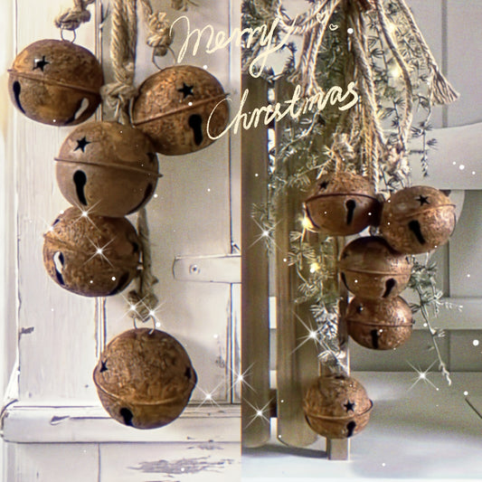 Rustic Jingle Bells, 11 Pcs