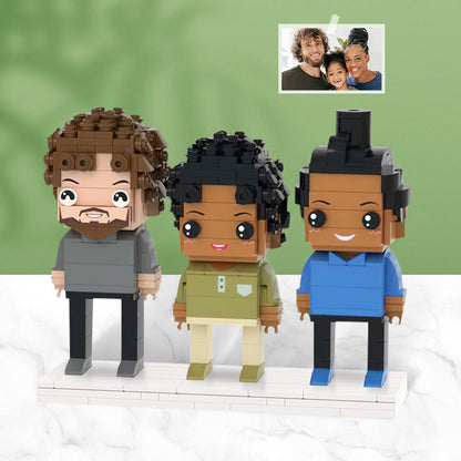 Custom Brick Figure - 3 People
