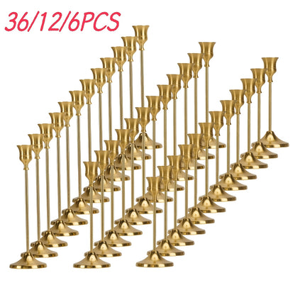 Gold Taper Candle Holders