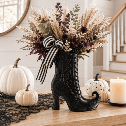 Witch Boot Vase