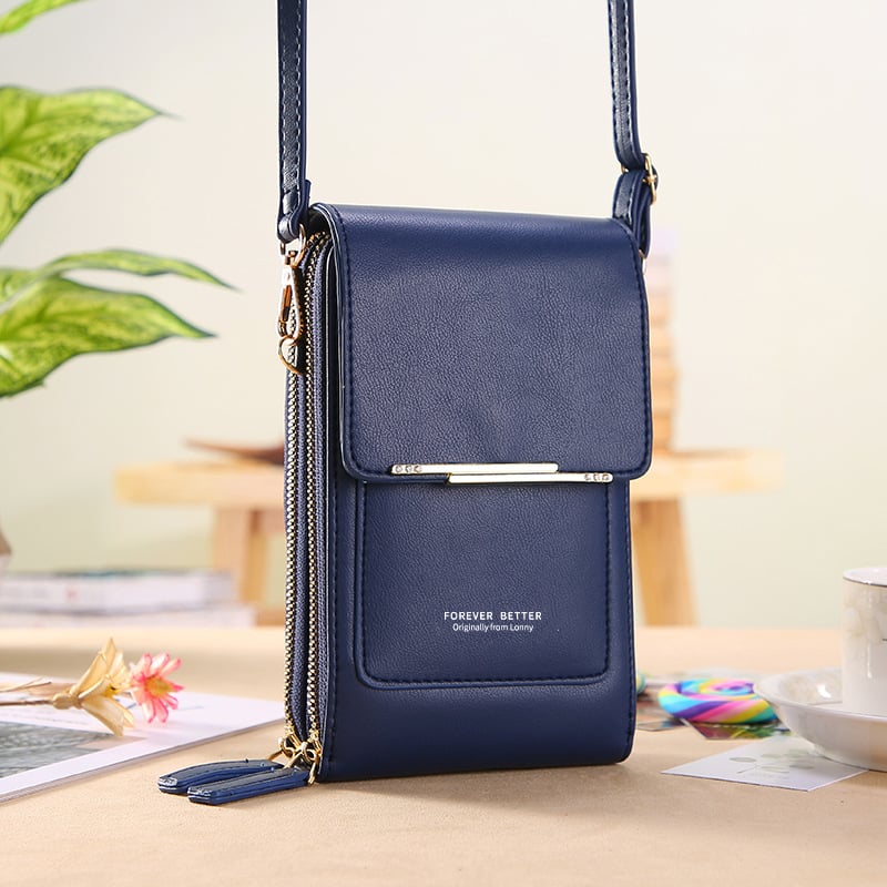 🏆Last Day Promotion：ONLY $14.99!!👜 📱 Simple and elegant women's touchscreen crossbody phone wallet(📦 Buy 2 Free Shipping)