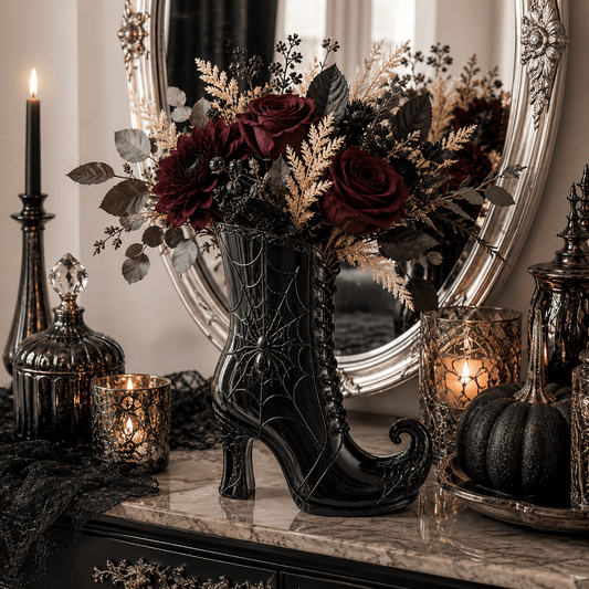 Witch Boot Vase