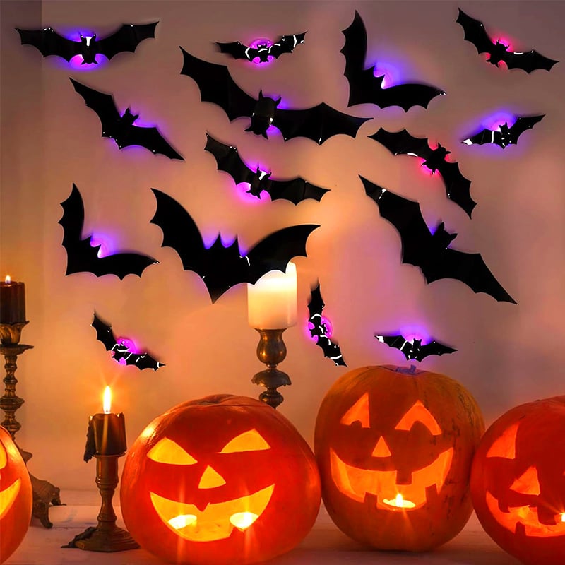 Halloween 3D Lighted Bats Product Image 1