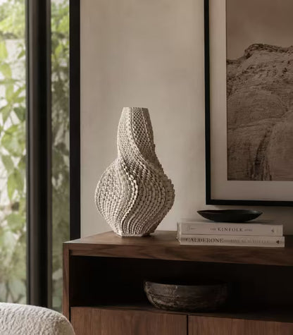 1231 Aria Ceramic Vase – 3D Printed Sculptural Design Large 40 cm (15.75 in)