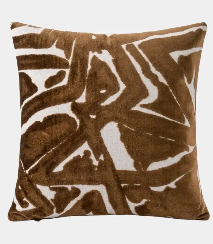 1010 Sabine Woven Cushion Cover – Abstract Brush-Stroke Pattern, 45x45cm