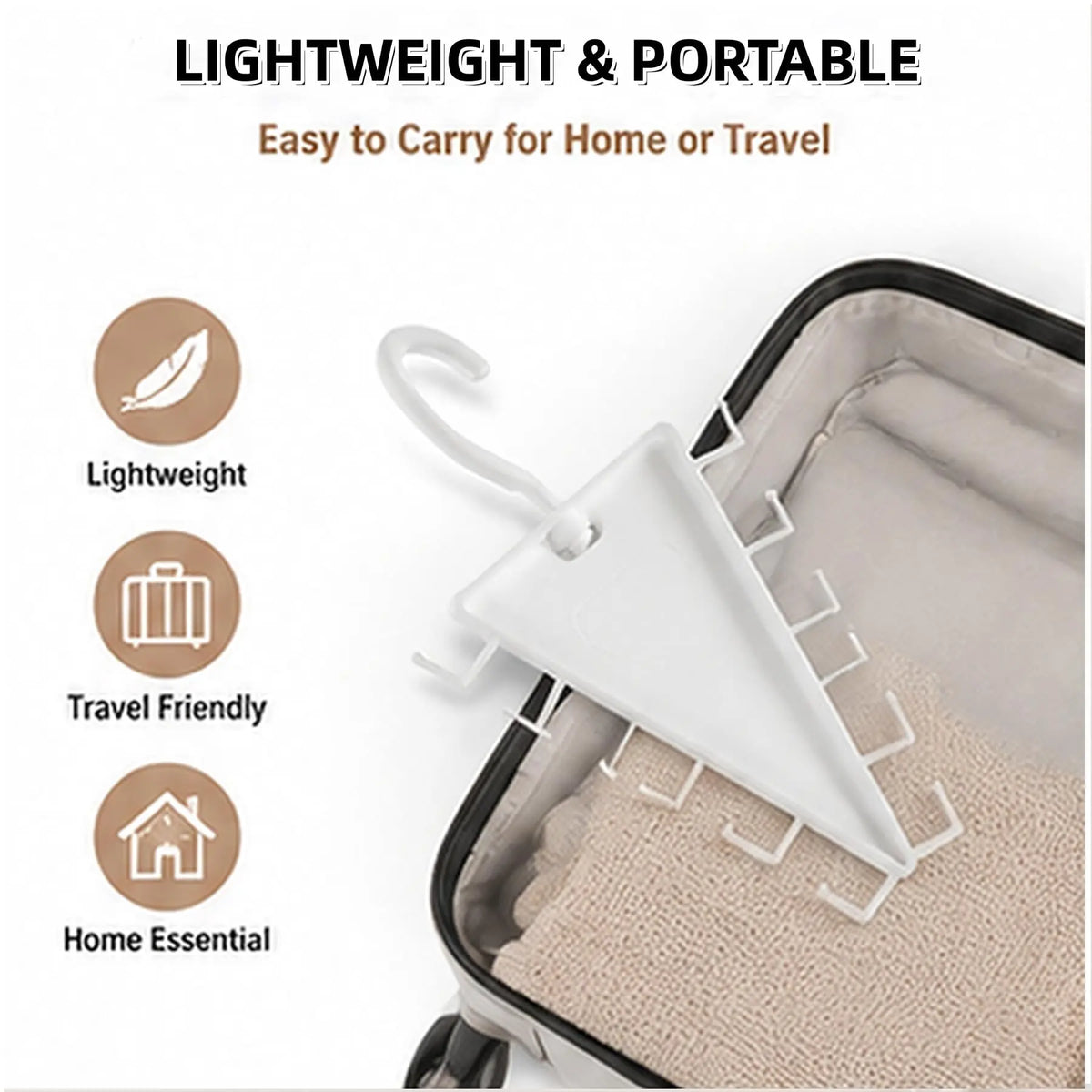 12-Hook Rotating Closet Organizer Hanger