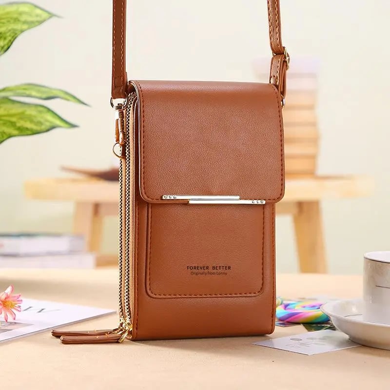 🏆Last Day Promotion：ONLY $14.99!!👜 📱 Simple and elegant women's touchscreen crossbody phone wallet(📦 Buy 2 Free Shipping)