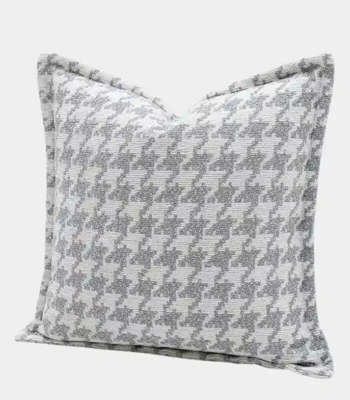 1008 Heritage Houndstooth Cushion Cover – Classic Woven Pattern 45 x 45 cm