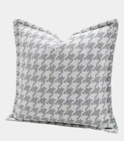 1008 Heritage Houndstooth Cushion Cover – Classic Woven Pattern 45 x 45 cm