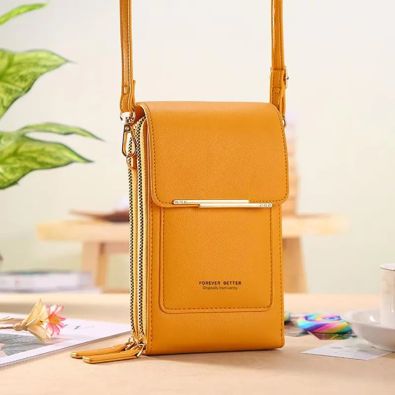 🏆Last Day Promotion：ONLY $14.99!!👜 📱 Simple and elegant women's touchscreen crossbody phone wallet(📦 Buy 2 Free Shipping)