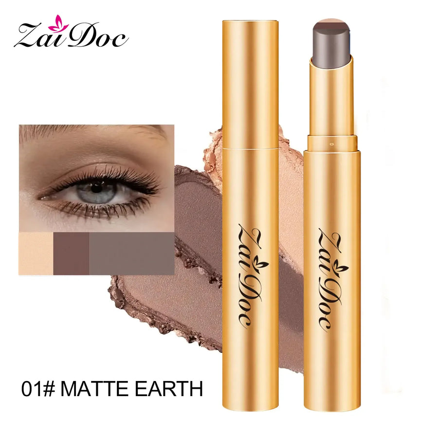 3 Color Eyeshadow Stick - 01#