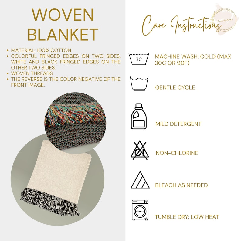 Customized Christmas Family Blanket Christmas Keepsake Family Last Name Woven Blanket for Christmas Gift Customized Old Fashioned Xmas Gift