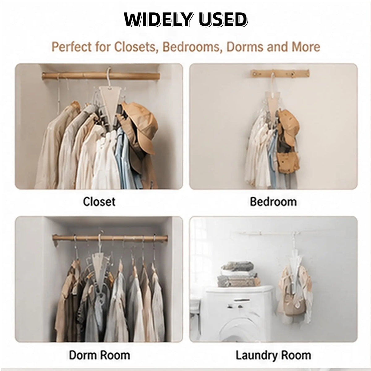 12-Hook Rotating Closet Organizer Hanger