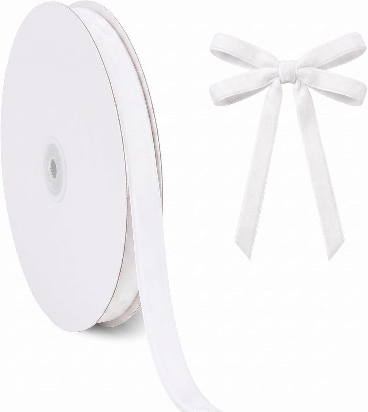 Velvet Ribbon Roll - 25 Yards, 1 Inch Wide, for Christmas Gift Wrapping & Decor - image 11