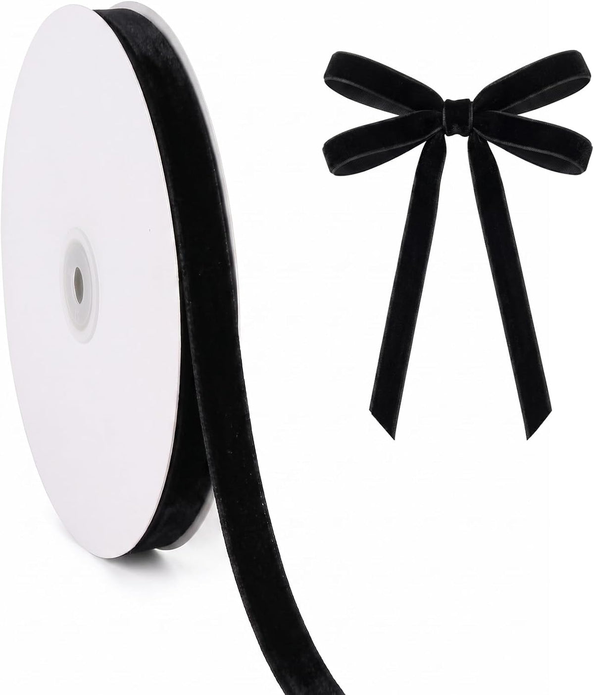 Velvet Ribbon Roll - 25 Yards, 1 Inch Wide, for Christmas Gift Wrapping & Decor - image 17