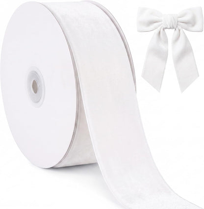 Velvet Ribbon Roll - 25 Yards, 1 Inch Wide, for Christmas Gift Wrapping & Decor - image 20