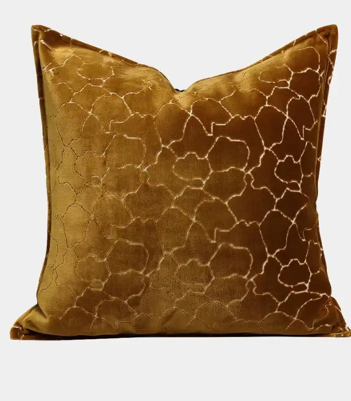 1051 Marrakech Velvet Cushion Cover Brown