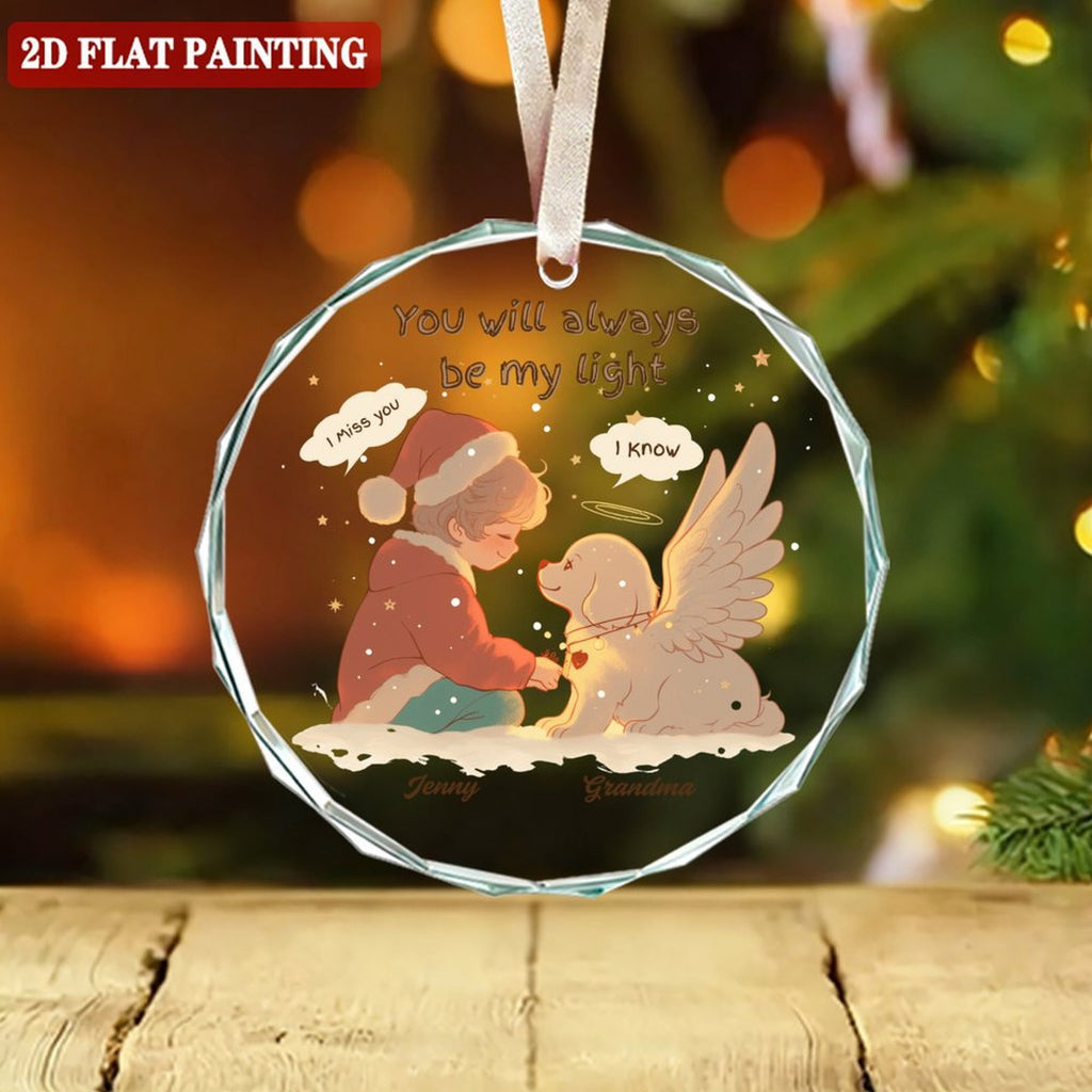 Personalized Custom Glass Ornament