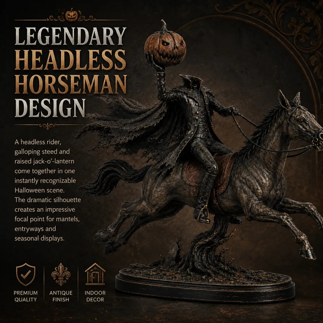 🎃🏇Midnight Chase Headless Horseman Statue | Awaken the Legend of the Hollow(✨Same as the video) - Buy 1