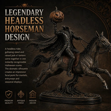 🎃🏇Midnight Chase Headless Horseman Statue | Awaken the Legend of the Hollow(✨Same as the video) - Buy 1
