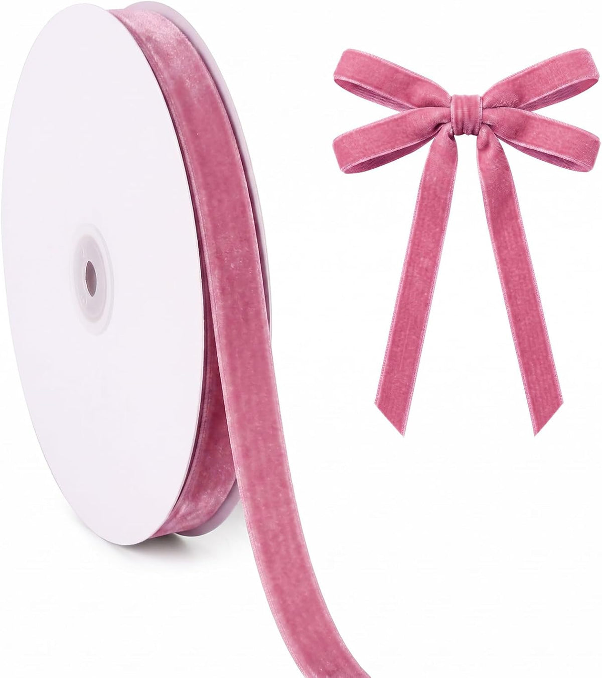 Velvet Ribbon Roll - 25 Yards, 1 Inch Wide, for Christmas Gift Wrapping & Decor - image 13