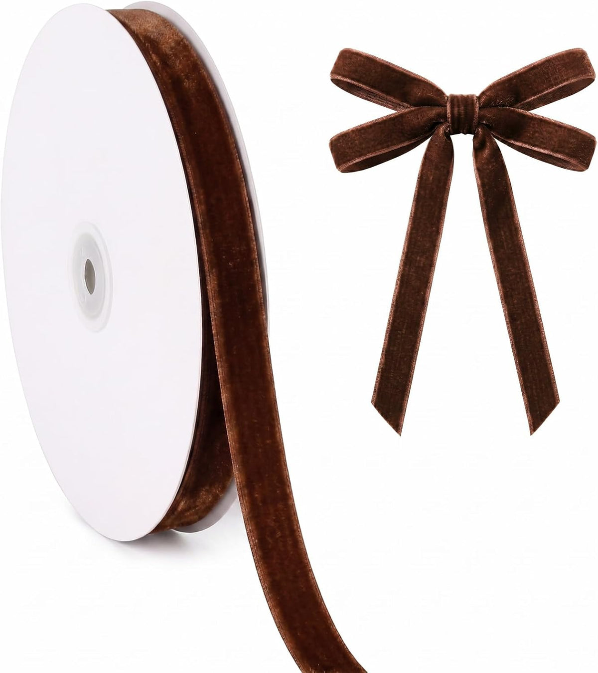 Velvet Ribbon Roll - 25 Yards, 1 Inch Wide, for Christmas Gift Wrapping & Decor - image 12
