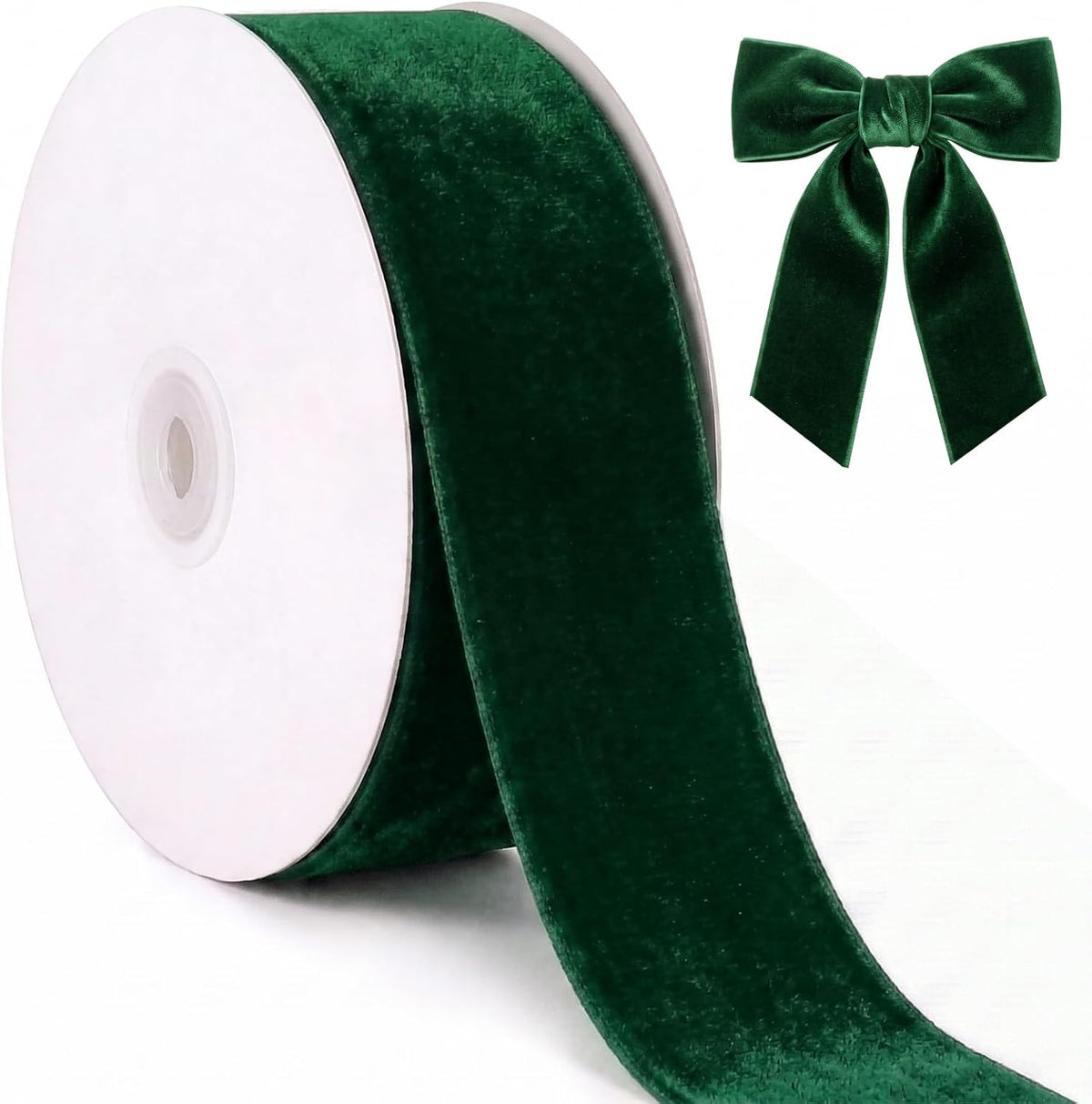 Velvet Ribbon Roll - 25 Yards, 1 Inch Wide, for Christmas Gift Wrapping & Decor - image 14