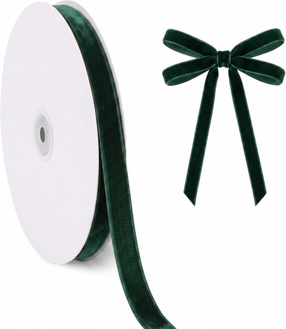 Velvet Ribbon Roll - 25 Yards, 1 Inch Wide, for Christmas Gift Wrapping & Decor - image 15